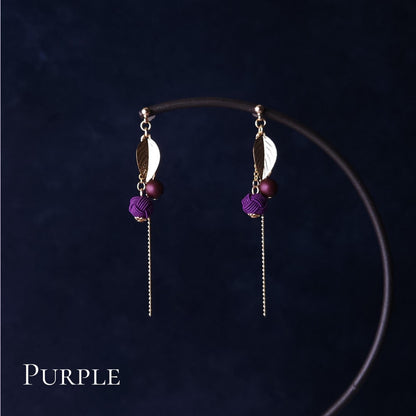 Flower Drop - Teal/ Dark Blue / Purple
