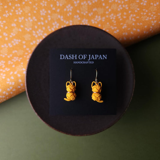 Cat Earrings  - Mimosa yellow