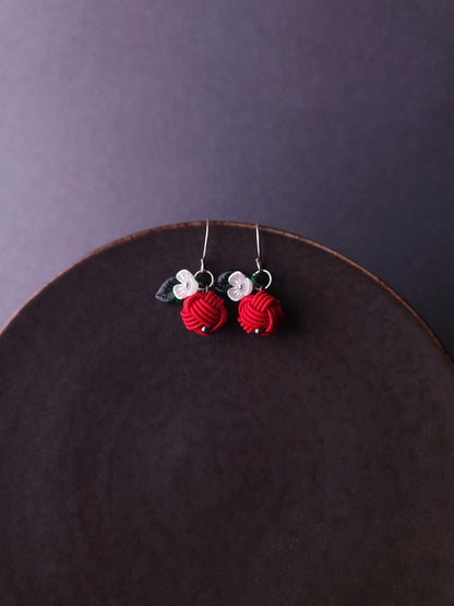 Fruits Earrings - Apple