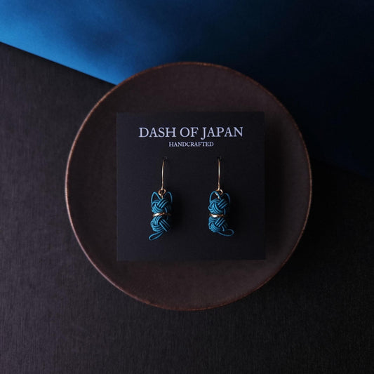 Cat Earrings  - Teal Green