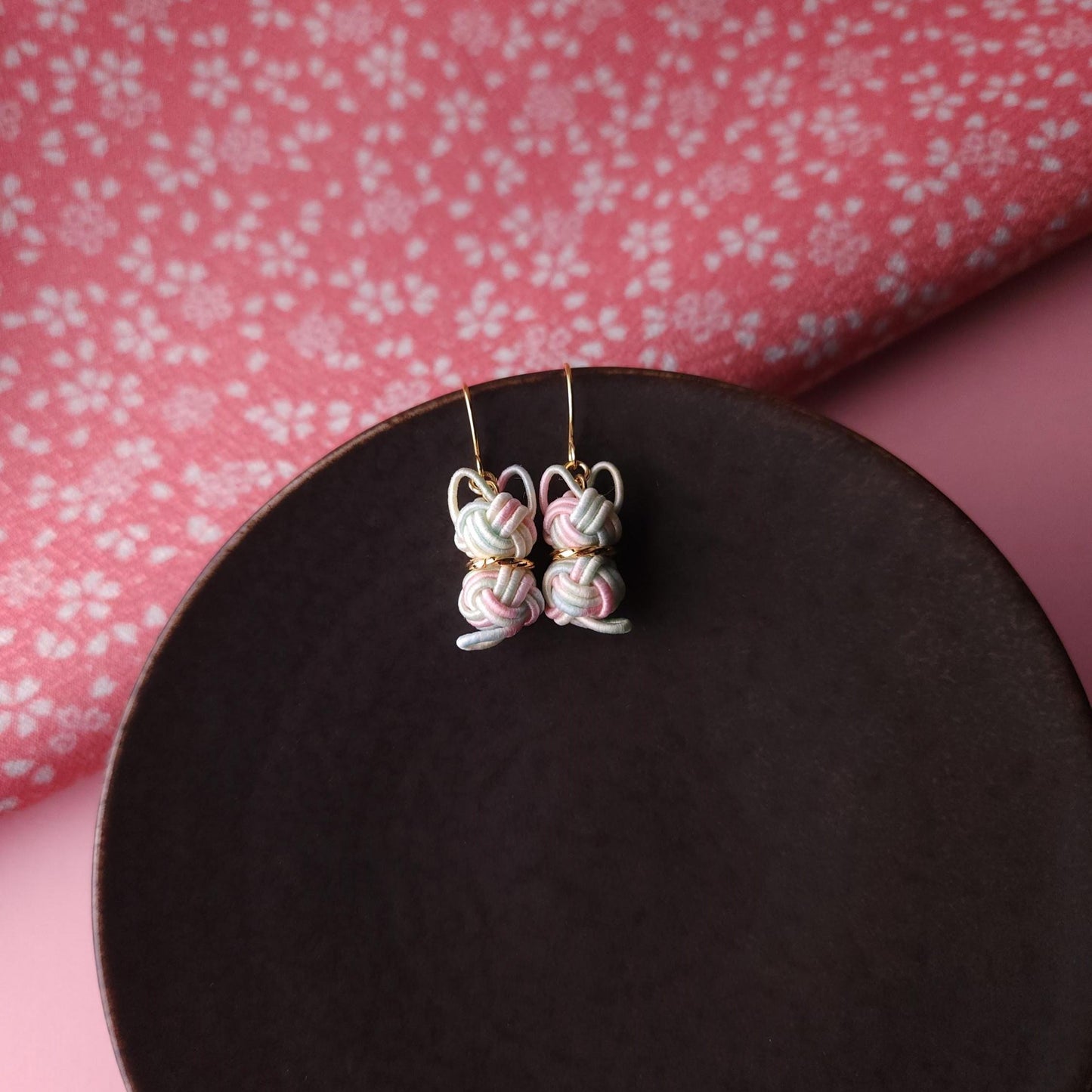 Cat Earrings - Pastel Rainbow