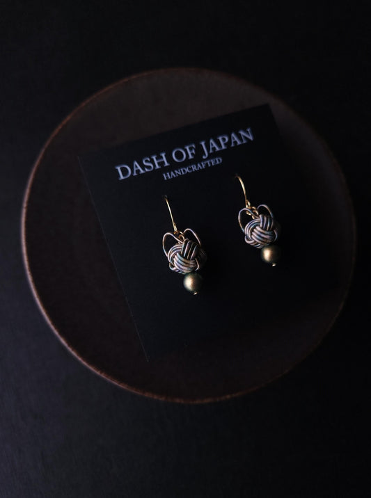 Cat Head Earrings  -Rustic Tabby