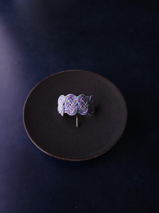 Ponytail Hook - Hydrangea Blue