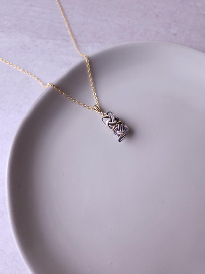 Cat Necklace - Calico Tabby