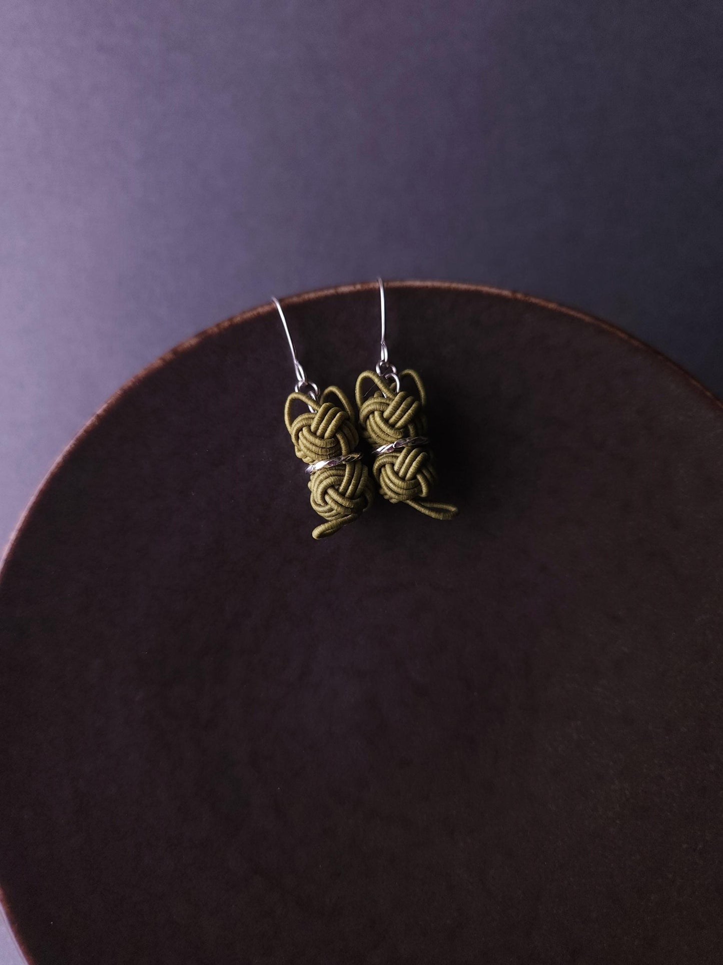 Cat Earrings - Matcha Green