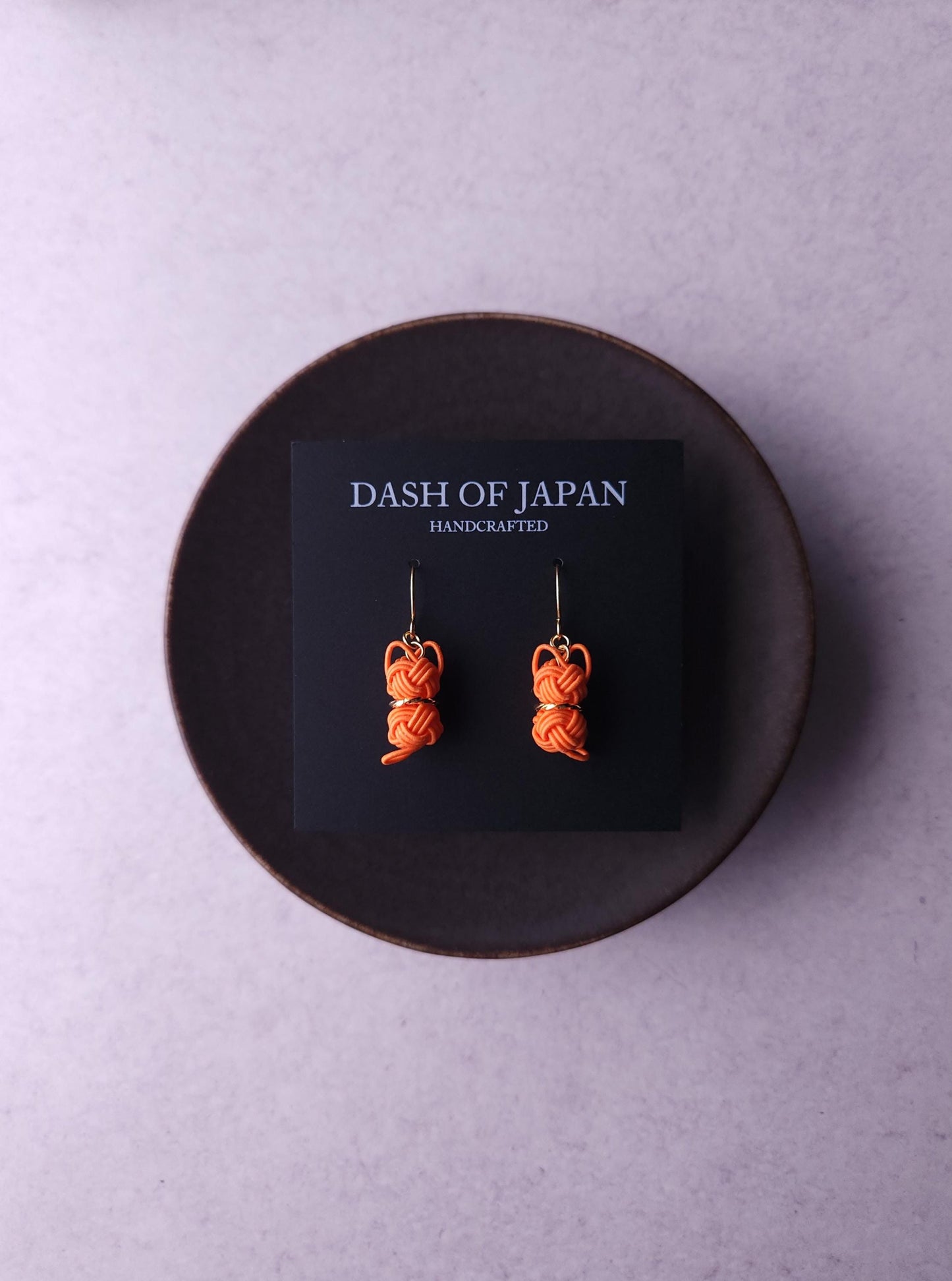 Cat Earrings  - Orange