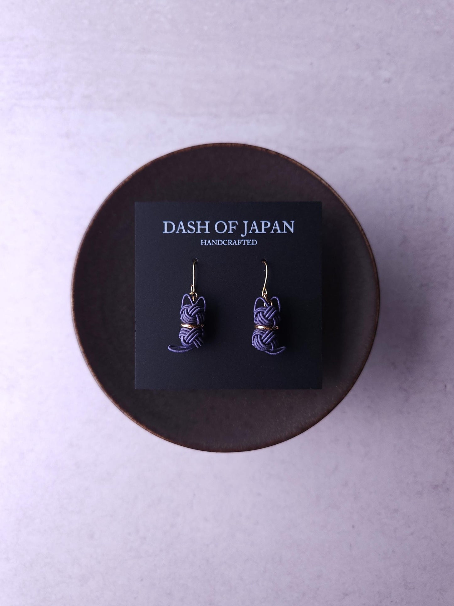 Cat Earrings - Blue Gray