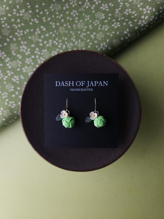 Fruit Earrings- Lime Green