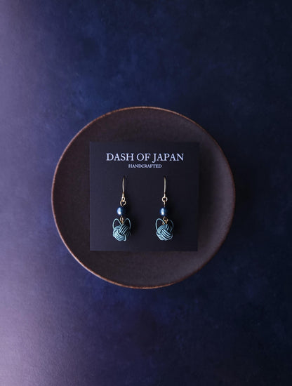 Cat Earrings-Peacock Green
